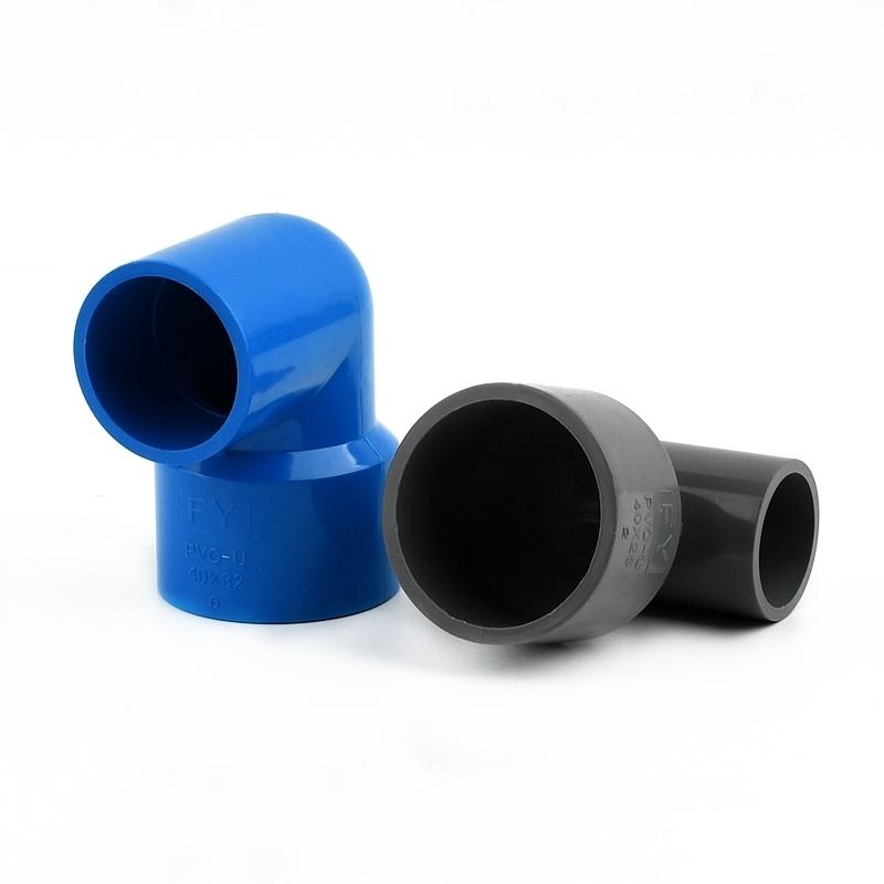 20,25,32,40,50,63mm PVC 90 ° Reducing Elbow Metric Solvent Weld Pipe Connector Aquarium Pond Agricultural Garden Fitting