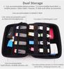 Sac de Protection Grand HDD 3,5 pouces Disque Dur Externe de Bureau Batterie Externe Clé USB Câble VR Chargeur Gadget Numérique Étui de Transport Boîte