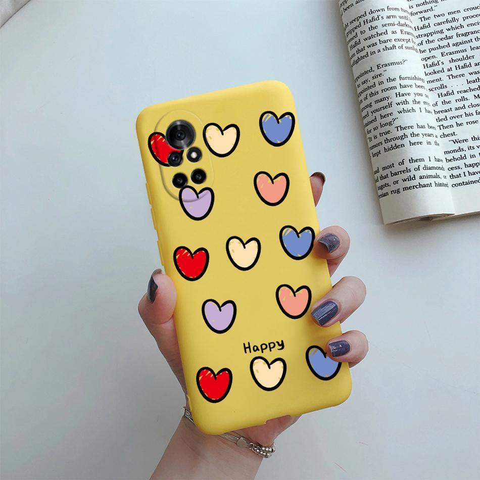 Case For Huawei Nova 8 Pro SE Silicone Flower Cat Cartoon Protector Phone Cases For Huawei Nova8 8Pro 8SE New Fundas Back Cover