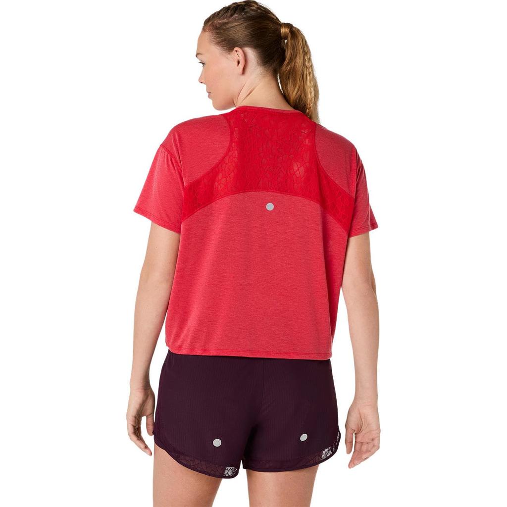 Running Wear NAGINO RUN SS TOP 2012D543 600 L [ASICS] Women's (SPEED RED)