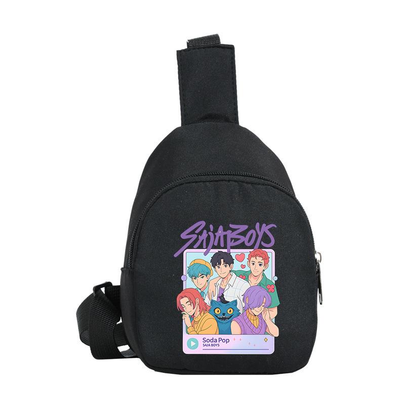 Casual Children'S Breast Bag Animation Cartoon Printing Fashion Boys And Girls Crossbody Bag Change Small Backpack