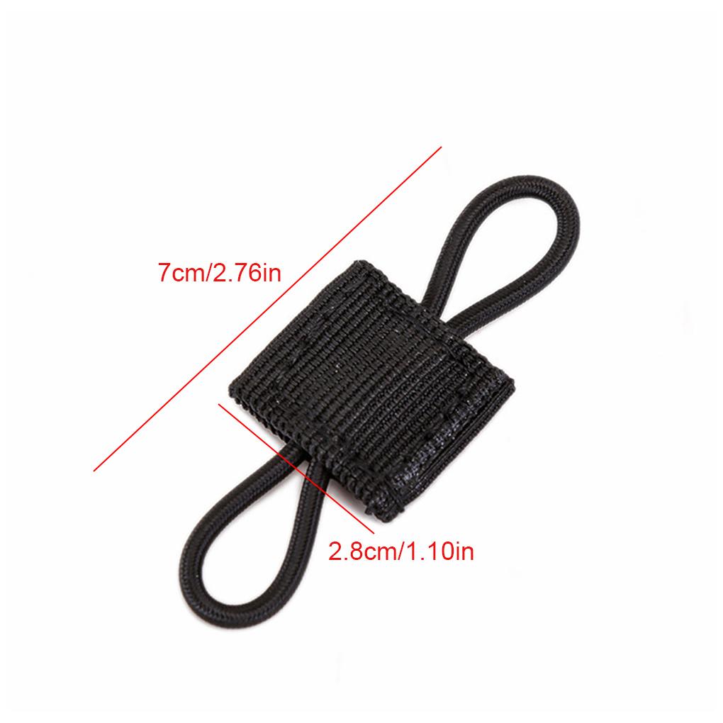 Tactical Ribbon Buckle Binding Retainer Outdoor Bag Fixing Accessory Replacement for Elastic Rope Webbing Buckle