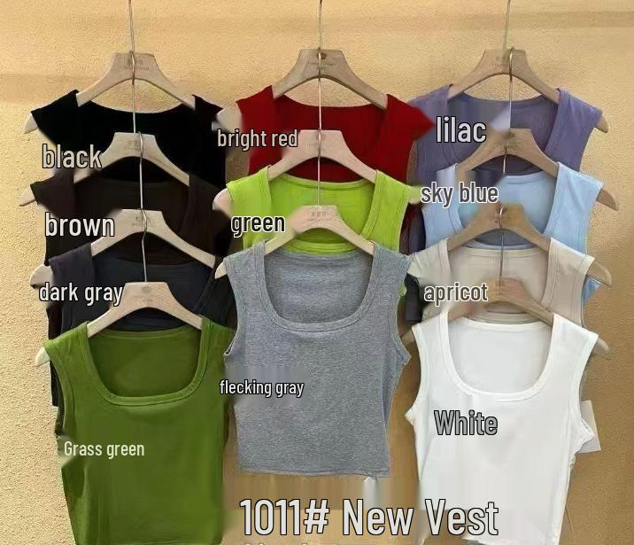 

Women s Elegant 2026 Square Neck Sleeveless Tank Top with Wide Straps - Slimming Outerwear T-shirt One Size (fits 80-140 jin)