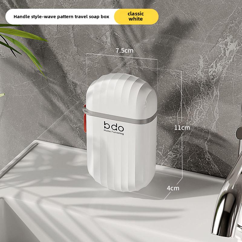 

Портативная мини-мыльница с крышкой - прозрачная, герметичная, с возможностью слива, высококачественная, легкая, роскошная конструкция