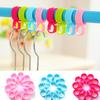 10pcs Hook Clips Organize Windproof Clothes Hanger Clip Buckle Plastic HOT 