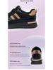 Scarpe Sportive Casual Nere Leggere da Donna - Autunno/Inverno 2024 Scarpe da Corsa con Suola Piatta in Peluche