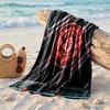 Toalla de Playa de Microfibra con Estampado del Manchester United Secado Rápido Absorbente Toalla Grande para Playa Natación Viajes