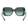 Versace Medusa Shaped Square Sunglasses Women sunglasses Transparent-Blue VE4499U55402A