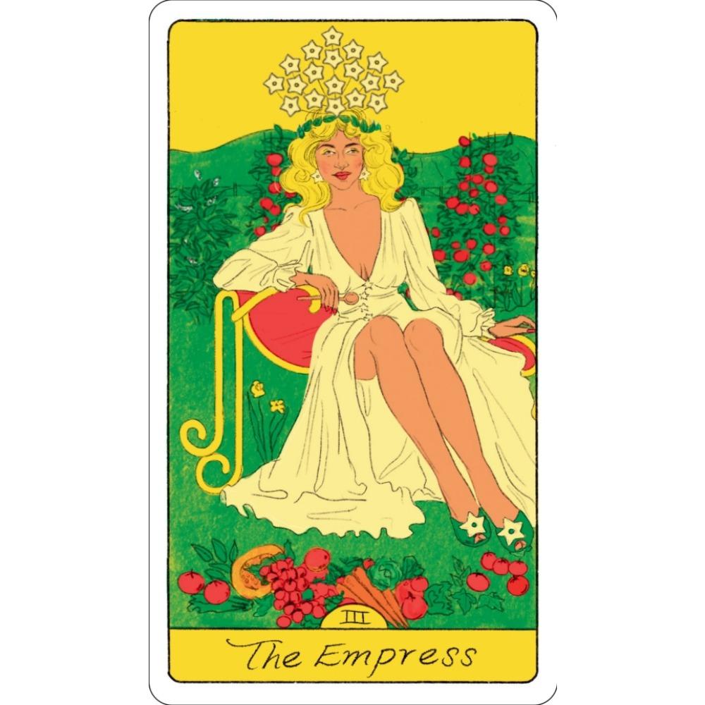 10.3*6cm The Pasta Tarot: A 78-Card Deck for Delicious Divination, A Playful, Accessible, and Delicious New Interpretation