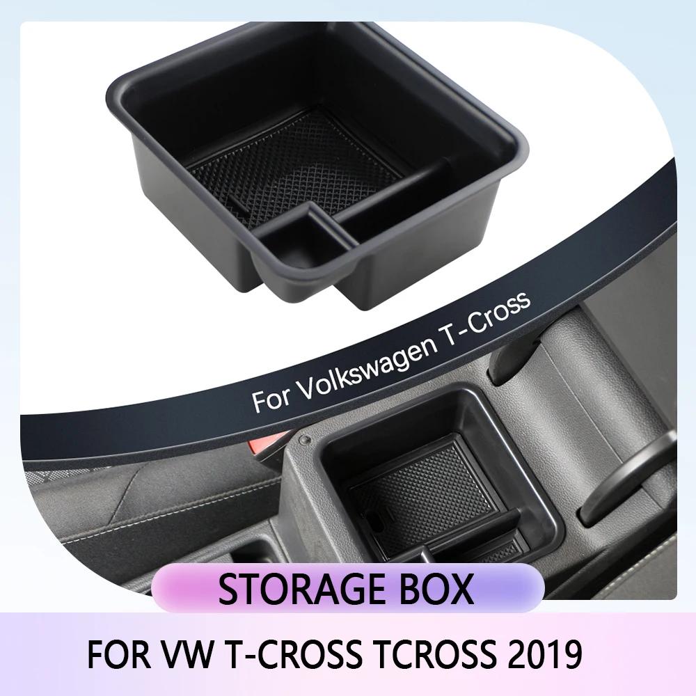 Car Console Armrest Storage Box - Custom Fit for VW T-Cross (2019-2023) (Durable,Easy Install, Premium Quality Interior Upgrade)