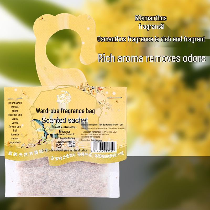 Lavender & Osmanthus Sachets - Deodorize Wardrobe & Closet (20-Pack for New Users)