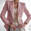 Women's 2025 Autumn/Winter Solid Color Fashion Casual Short Suit Jacket