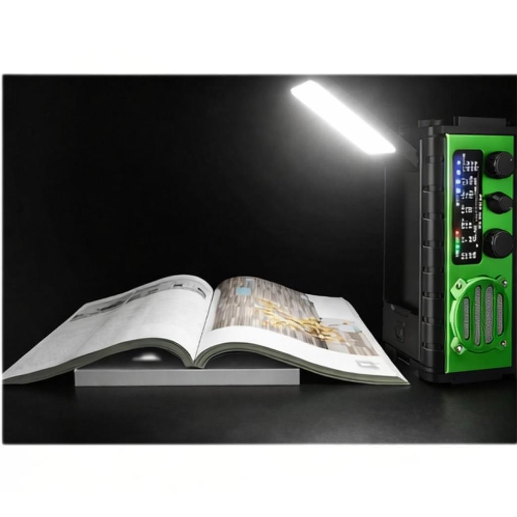 Radio Solarne Przenośne Z Korbką Latarka Powerbank 20000Mah Akumulator