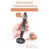 Inflatable Anal Plug with Steel Balls Prostate Massager G-spot Clit Stimulator Adult Toys for Men