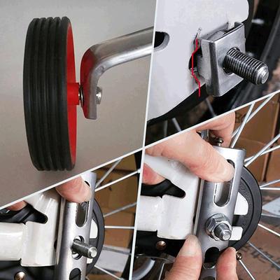 1 par Cykel Justerbara Cykel Träningshjul Barn Stabilisator Hållbar Praktisk Inlärning