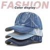 Cap Cowboy Baseball Cap Solid Color Duckbill Cap Breathable Sun Shading Cotton