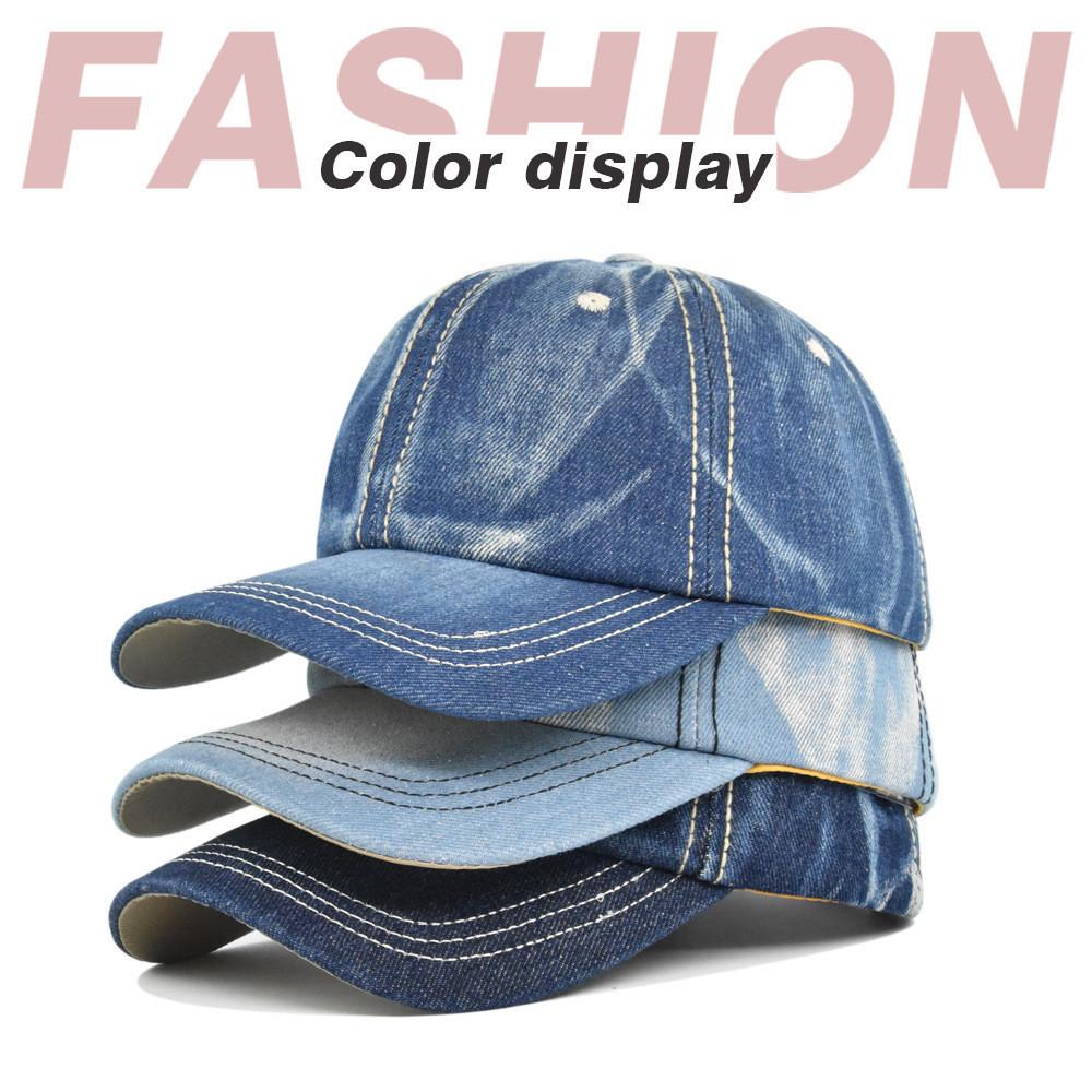Cap Cowboy Baseball Cap Solid Color Duckbill Cap Breathable Sun Shading Cotton