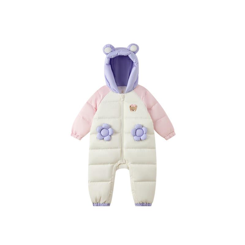 PawinPaw Baby Cartoon Bear Hooded Jumpsuit 90