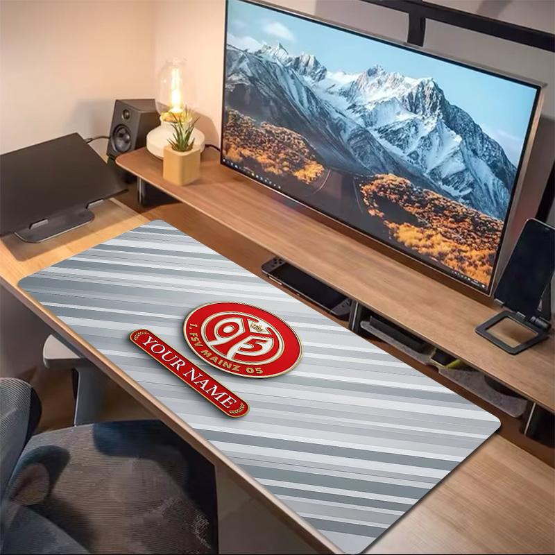 Mainz Print Cushion Non-slip Laptop Tablet Big Mousepad XXL Mat Mini PC Playmat With Lock edge