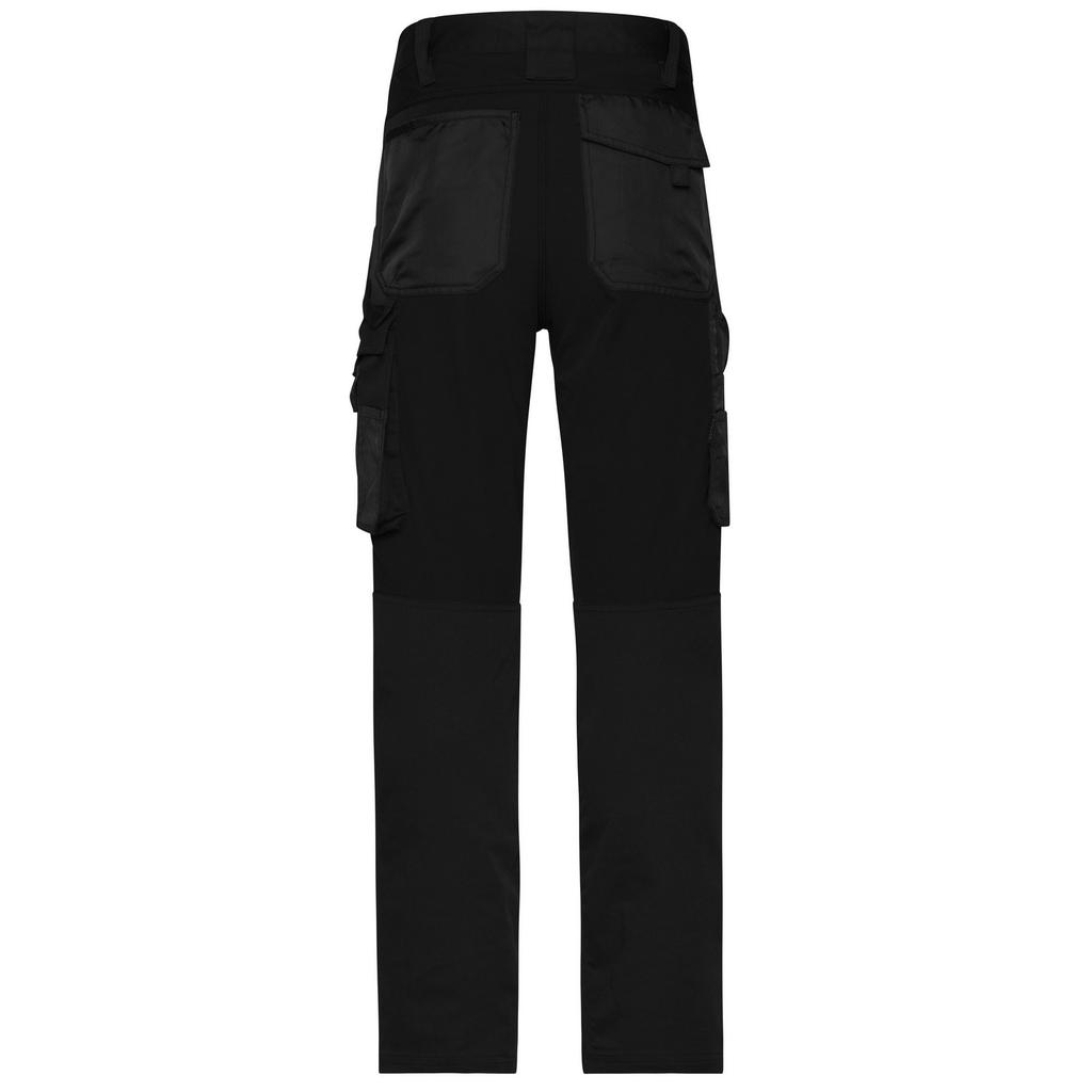 James and Nicholson Unisex Adult Stretch Plain Slim Work Trousers