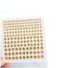 Yellow Rhinestone Heart Bow Face & Nail Stickers