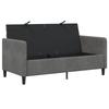 Storage Sofa in Dark Grey 152 x 78 x 87 cm Polyester