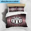 3pcs Monaco Football club Printed Bedding Set Duvet Cover Closure Includes 1 Duvet Cover & 2 Pillowcases Bedding Sets Home Decor Gifts