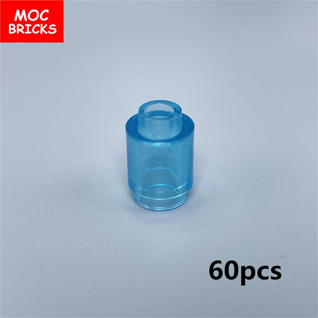 MOC Blocks Trans Lights Blue Brick 1x1 1x2 1x4x6 1x5x6 Ice Cave Ocean Water River House Construction Block Accessories Children's Toy