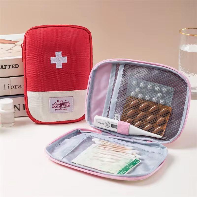 Multifunctional First Aid Bag Travel Portable Medicine Package Storage Bag Outdoor Camping Travel and Home Storage Bag 3PC/Set