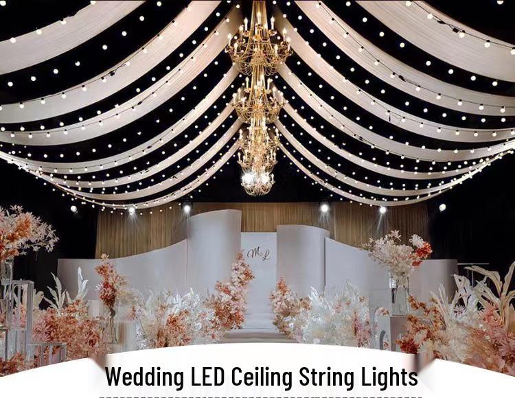 LED Ping Pong String Lights - Multi-Purpose Decorative Lights for Weddings, Festivals, Outdoor Camping, and Party Backgrounds