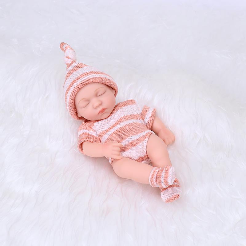 Mini Realistic Silicone Reborn Doll – Children's Soft Body Girl Figure Gift