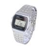 CASIO Quartz A159WA-N1 Digital Casual Silver Stainless Wrist Watch For Men