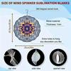 Vibrant Kaleidoscope Wind Chime Outdoor Garden Decor Durable Metal Hanging Art for Yard Party Patio Decoration No Battery Needed 3D Elegant Design
