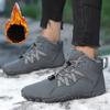 Snöskor för män Vintersport utomhus män bomullsskor Vattentäta och halkfria Five Finger-skor, plysch och tjocka bomullsskor för kvinnor