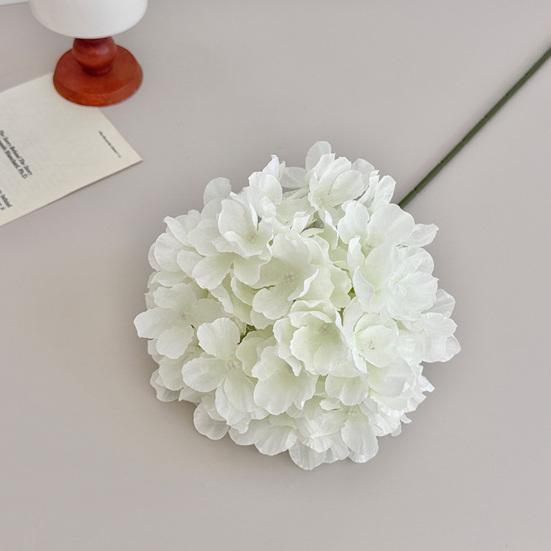 Hydrangea Artificial Flowers 29.13" Real Touch Faux Hydrangea with Long Stems for Home Office Decor Wedding Party Centerpieces Floral