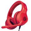 ELECOM Wired Gaming Headset with Headphones and Mic with 50mm Controller Red HS-G01RD 3.5mm (Compatible PS5/PS4/Switch), Lightweight, Over-the-Ear,