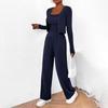 Women S Casual Lazy Design Three Piece Set Coat Strap Pants