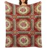 Aubusson 19. Jahrhundert Französischer Teppich Druck Überwurfdecke Sofa Überwurfdecken und Decken Halloween Schwere Decken