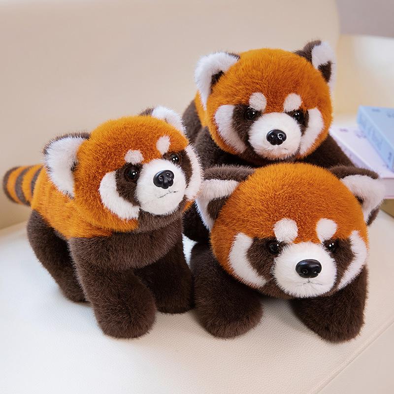 Cute Cute Brown Raccoon Doll Plush Toy Doll Children Sleeping Pillow Rag Doll Girl Gift
