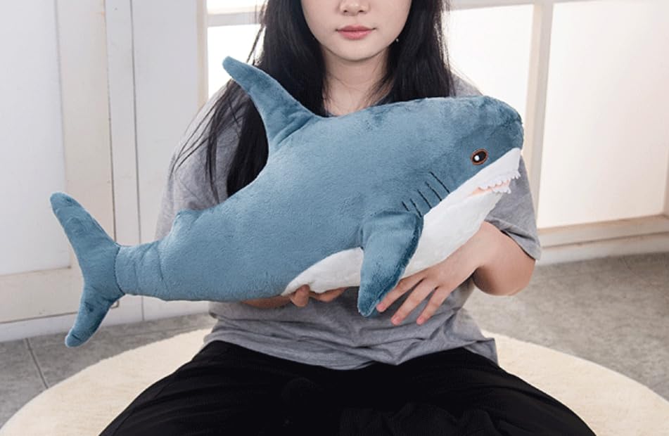 [dokidoki] Shark Jaws Cushion Plush Body Pillow Photo Shoot Event Party Favors Halloween Christmas Cute Moe Shark Same [Product]