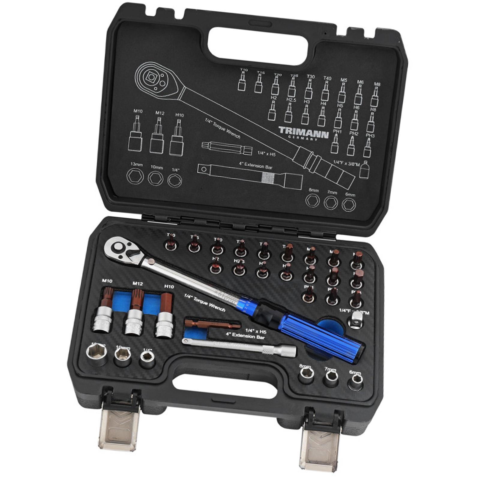 

Высокоточный регулируемый динамометрический ключ с трещоткой, набор накидных ключей для ремонта, подходит для обслуживания велосипедов и мотоциклов