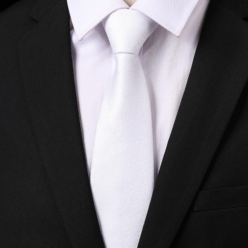 Fashion Versatile Casual Men And Women Retro Hong Kong Style Business Dress Groom Wedding Korean Version 8Cm Hand-Patterned Tie