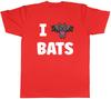 I Love Bats Unisexs TShirt Flying Nocturnal Winged Funny Vampire Tee Gift