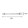 TONE Long Mechanic Double End Ring Wrench 75 Degree Offset M75-1317 Size 13 x 17 mm