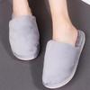 Fashion Indoor Round Toe House Fur Slippers Women Faux Fur Warm Plush Slides Woman Winter Comfort Slip On Non Slip Cotton Slippers Mujer
