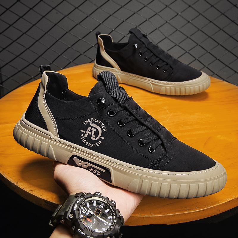 

Модная мужская обувь, летняя дышащая спортивная повседневная обувь, модные кроссовки, парусиновая нескользящая обувь 39