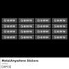 Car Sticker 2025 Hot 3D Car Logo Stickers Metal Letter Car Stickers Interior Decoration For BMW X3 X5 M5 M3 E46 E90 E60 F10 E39