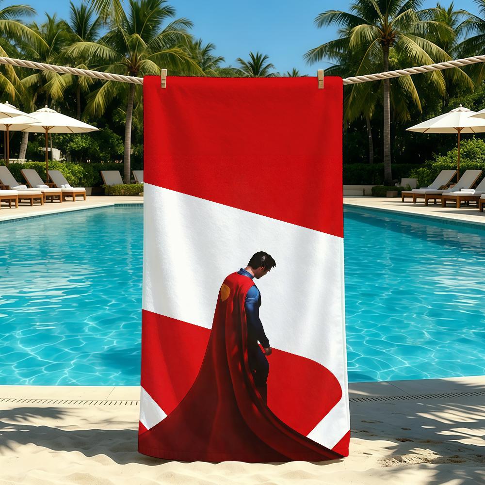 D-DC C-Comics Anime Towel For Outdoor Camping Beach Towel Super Absorbent Quick-Drying Summer Towel