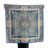 Silk scarf women's retro cashew flower spring and autumn Korean version versatile 91 plain crepe satin square scarf mulberry silk scarf shawl