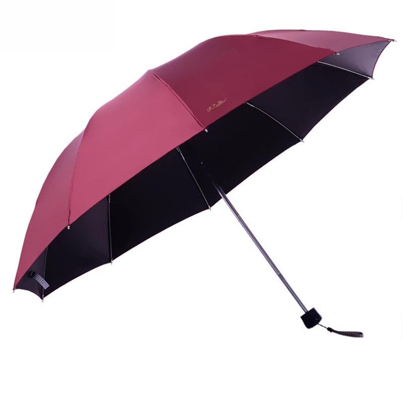 Large Folding Umbrella for Two or Three People with Sun Protection and Anti-UV Features